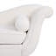Chaise longue avec accoudoirs à volutes