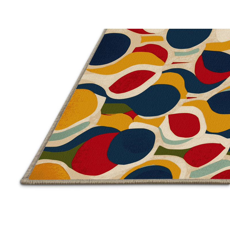 Flashy Jiggle Rug, Square 3'