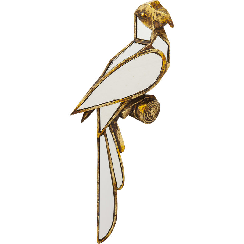 Parrot Mirror 15cm x 43cm Wall Décor
