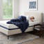 Matelas hybride infusé de gel et d'aloès Lucid Comfort-485966073-436205326