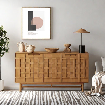 Minimalist Sideboard Cabinet With 4 Doors