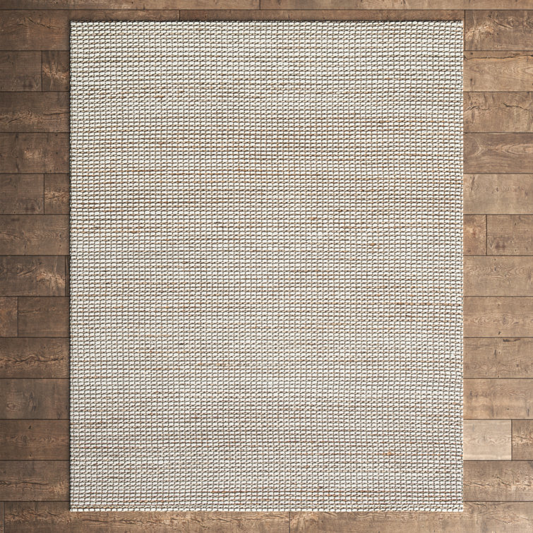 Maja Handmade Tufted Wool Ivory/Beige Area Rug Kelly Clarkson Home Rug Size: Rectangle 6' x 9