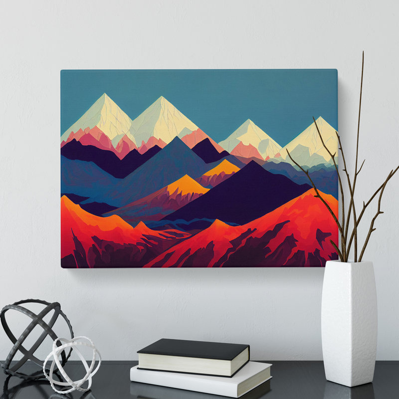 Fantastic Mountains - Wrapped Canvas, 35cm H x 50cm W x 3cm D
