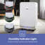 GEEPAS 12L/Day Dehumidifier – Portable Moisture Remover with Digital Display, 24H Timer, Continuous Drainage, Laundry Drying & Quiet Sleep Mode – Ideal for Damp, Condensation & Drying Clothes