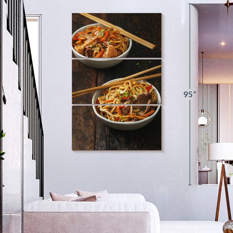 Yarlin Chow Mein Bowls, 32" H x 20" W