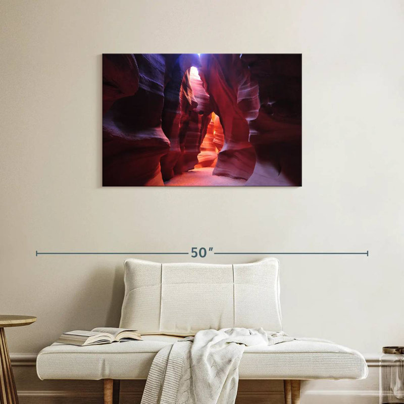 Alvord Antelope Canyon Sunrays, 24" H x 36" W