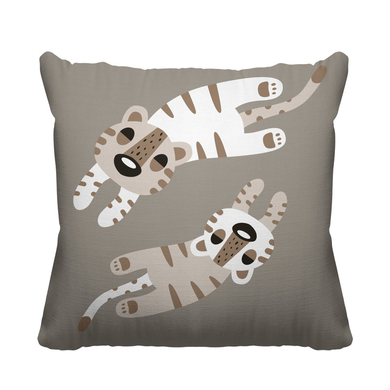 Coussin Jiba, L 15 po x H 15 po, Truite