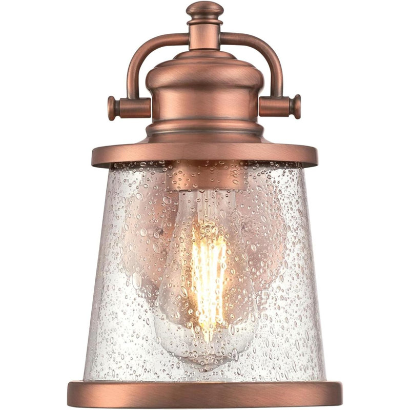 Carleny Corner Wall Light, Copper