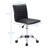Kaycee Faux Leather Mid Back Swivel Computer Task Desk Chair-61007900