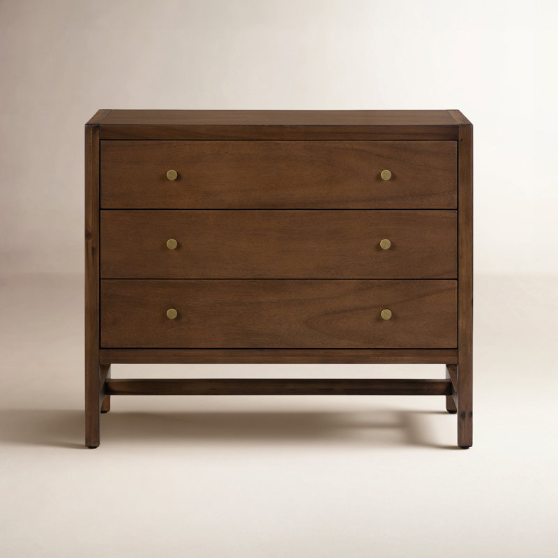 Sullivan 3 - Drawer Nightstand, Saddle Tan