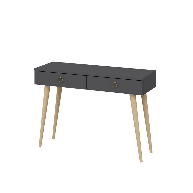 Console Table, 33.9" H x 39.4" W x 13.8" D, Black