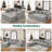 129"Cloud Modular Sectional Sofa With 2 Ottoman-476047836