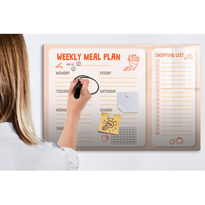 Magnetic Glass Dry Erase Board
