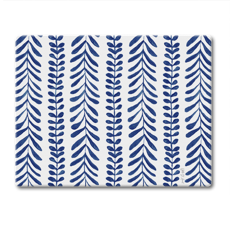 Planche à découper en verre trempé aux algues 3 mm CounterArt Indigo 10 po x 8 po