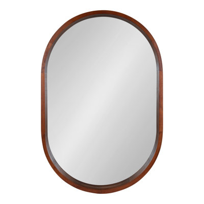 Miroir plat en bois massif Roberts