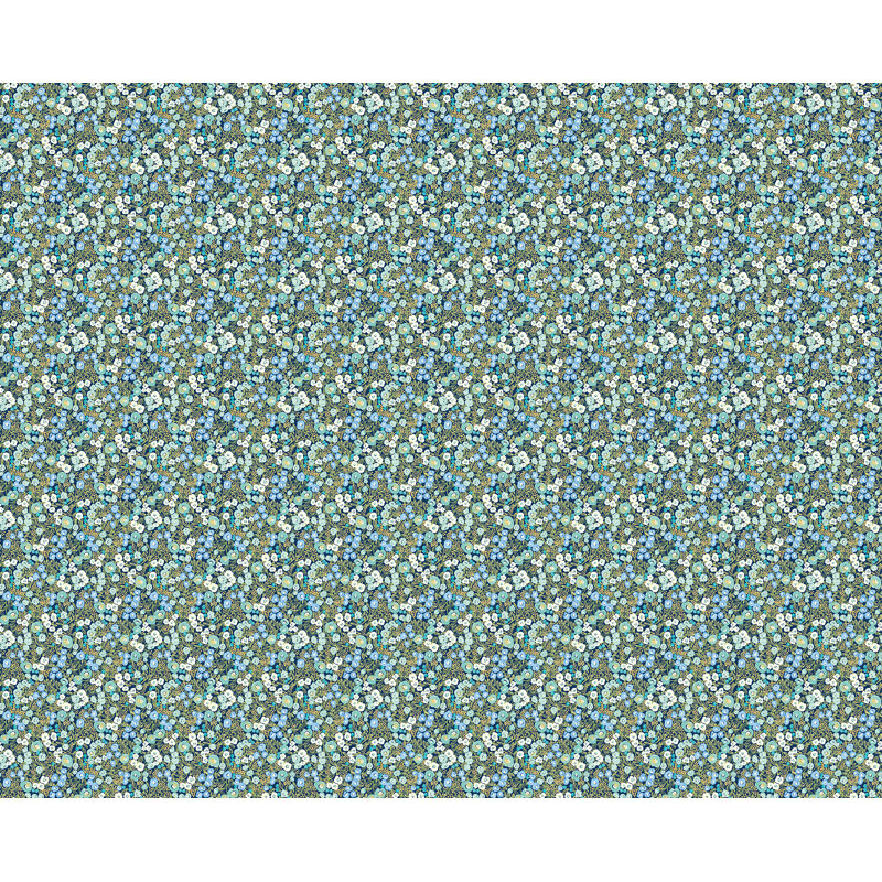 Rouleau de fleurs Newsbury, Bleu