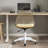 Darner Faux Leather Swivel Side Chair