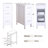 3 combo 36" Single Bathroom Vanity Set with Vessel Sink, Faucet, Drain-64791114