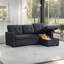 Canapé-lit modulaire réversible de 82 po avec méridienne réversible avec rangement-525653567
