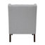 Fauteuil d'appoint Living Space gris avec siège en mousse et coussin en tissu d'ameublement texturé-1694112350