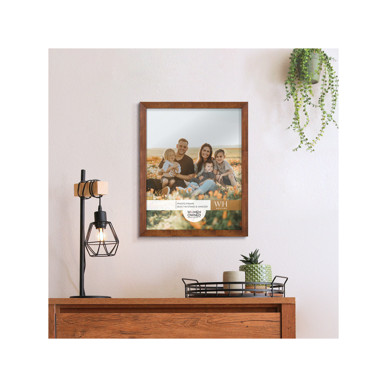 Apolline Wood Picture Frame, 11" x 14", Walnut