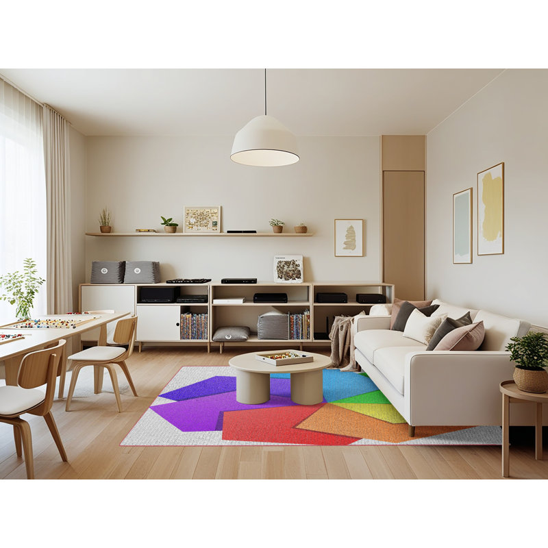 Indoor Rug, Rectangle 7' x 9'
