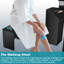 40x24x40cm PU Leather Vanity Stool,Soft Foam,Melamine Board,Multiuse Foot,Makeup,Bedroom,Black