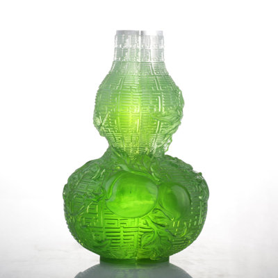 Sculpture en cristal Hulu Gourd, «Euphonie restreinte»