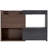 Extendable & Rotating Shoe Cabinet With 1 Drawer, 90-Degree Corner Cabinet