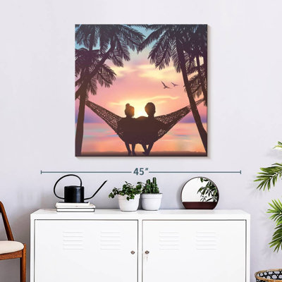 Hardie Beach Couple Silhouette