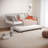 Silver Finish 1Pc Twin Size Metal Daybed With Trundle Contemporary Style Full Metal Structure Mattress Ready-1023268159