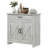 Sideboard Buffet Cabinet, Kitchen Cabinet, Barn Door Coffee Bar Cabinet With Drawer And Adjustable Shelf-1593966174