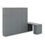 Grand lit escamotable avec bureau, tablettes et armoires