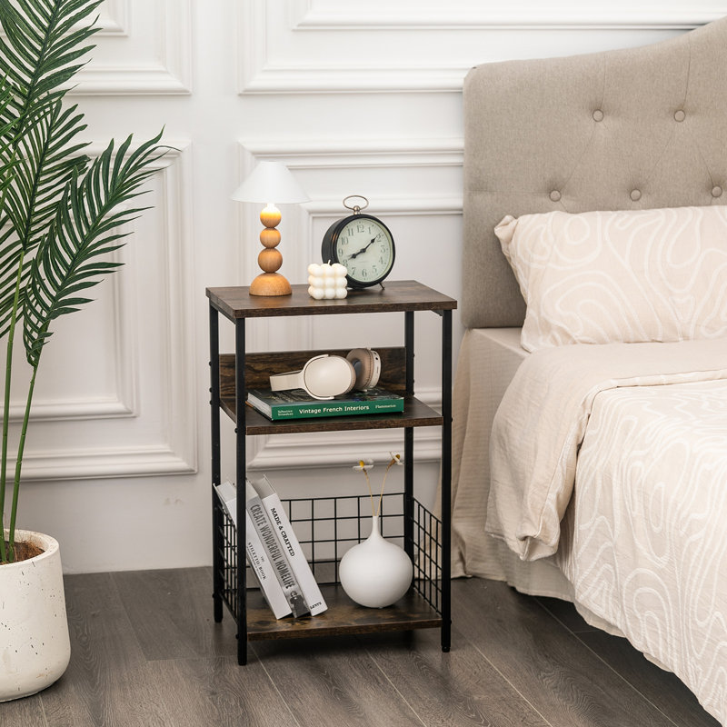 Table de bout Shaymus, Brun rustique
