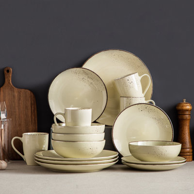Aagman Dinnerware Set 16 Piece - Service for 4