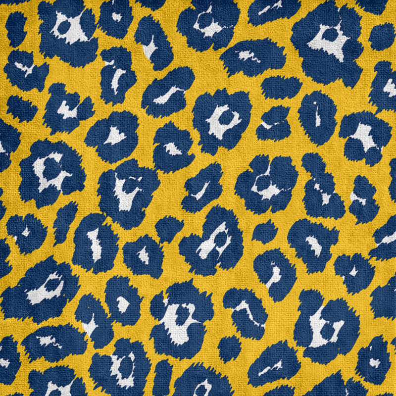 Lucida Bath Towel, Polyester/Cotton Blend, Gold/White/Navy Blue