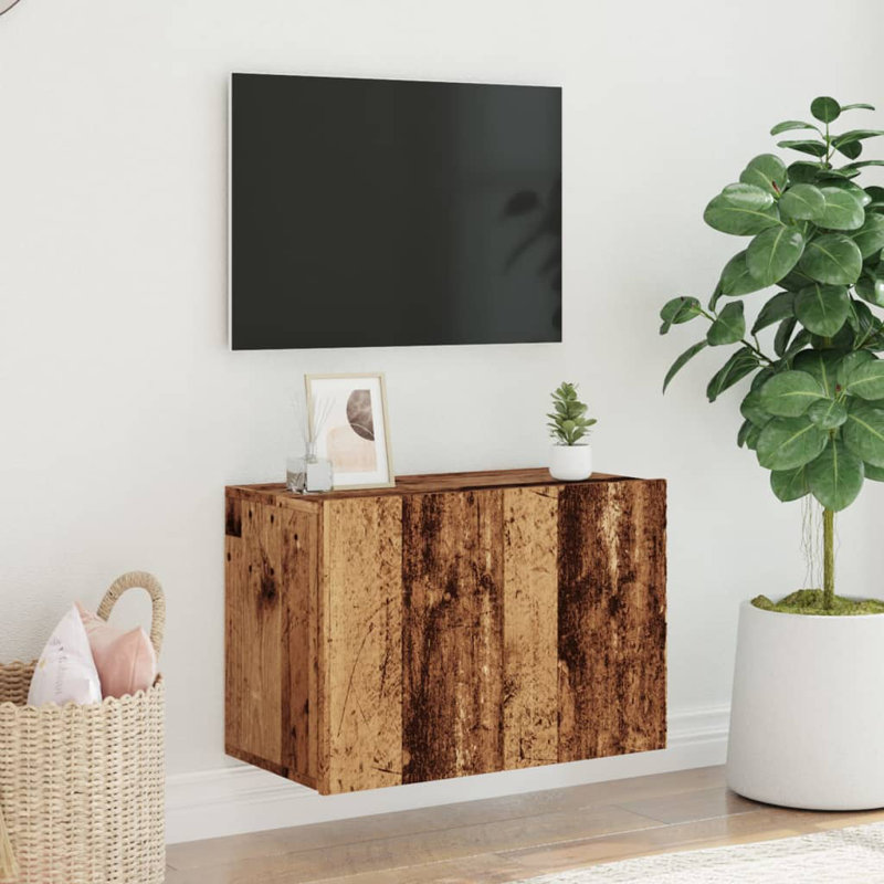 Dyani Unfinished TV Stand, 60cm, Old Wood