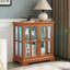 Grande armoire d'appoint avec porte en verre-1436173193