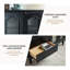 Buffet en bois massif noir