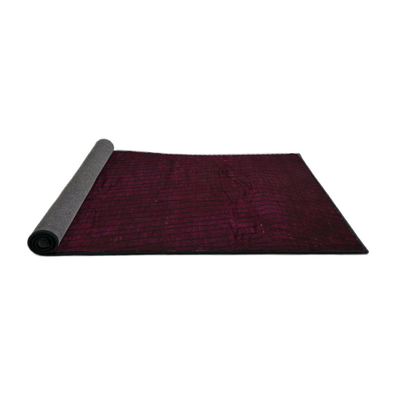 Tapis contemporain mauve, Rond 3 pi