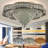 Idar 32inch Modern Empire Premium K9 Crystal Chandelier Crystal Raindrop Ceiling Light Led Dimmable