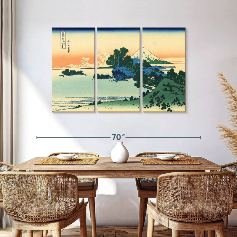 Plage Alvord Shichiri dans la province de Sagami, H 36 po x l 57 po