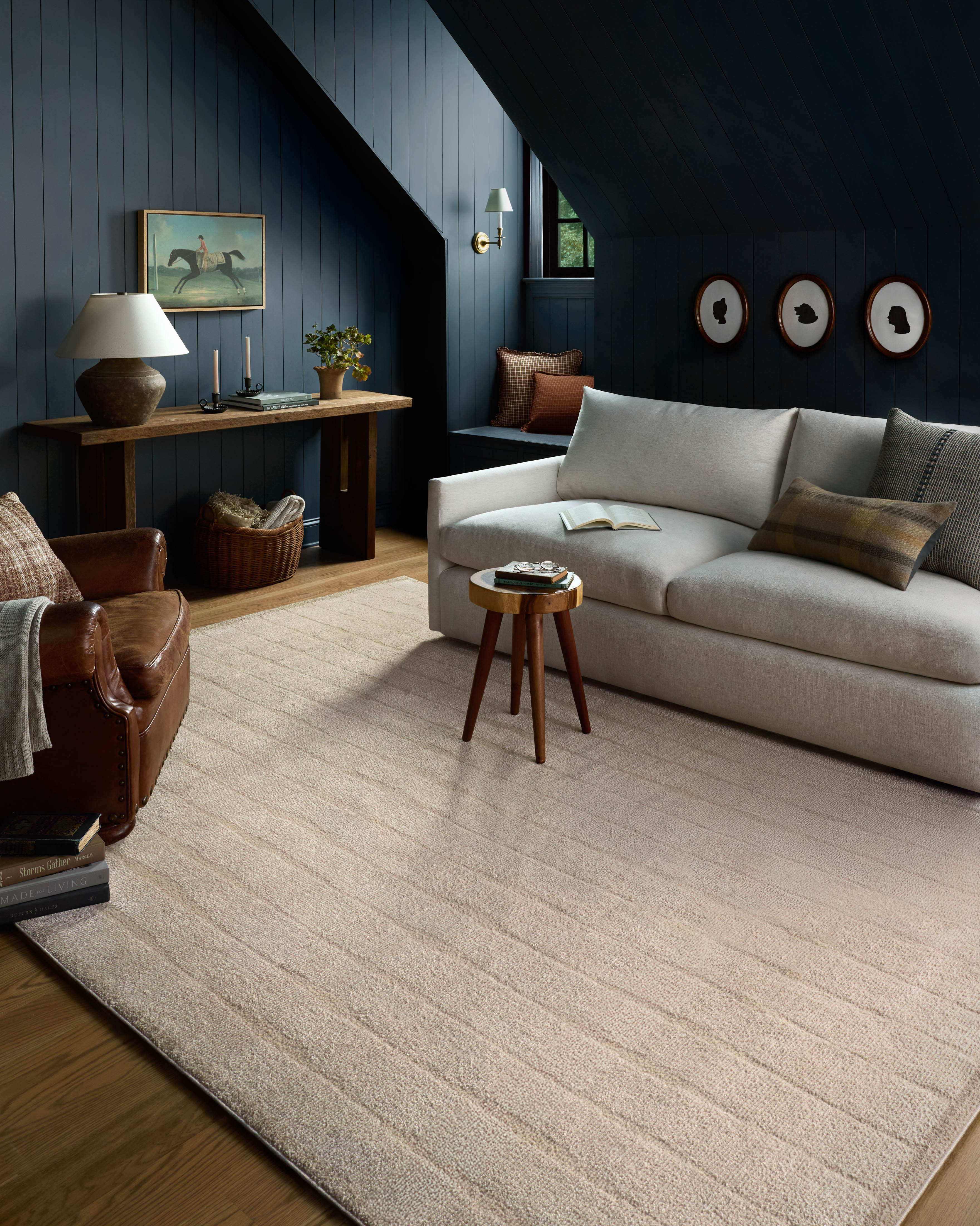 Chris Loves Julia x Loloi Calvin Ivory / Oatmeal Area Rug