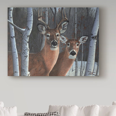 «Deer Magic» Armstrong, impression sur toile tendue