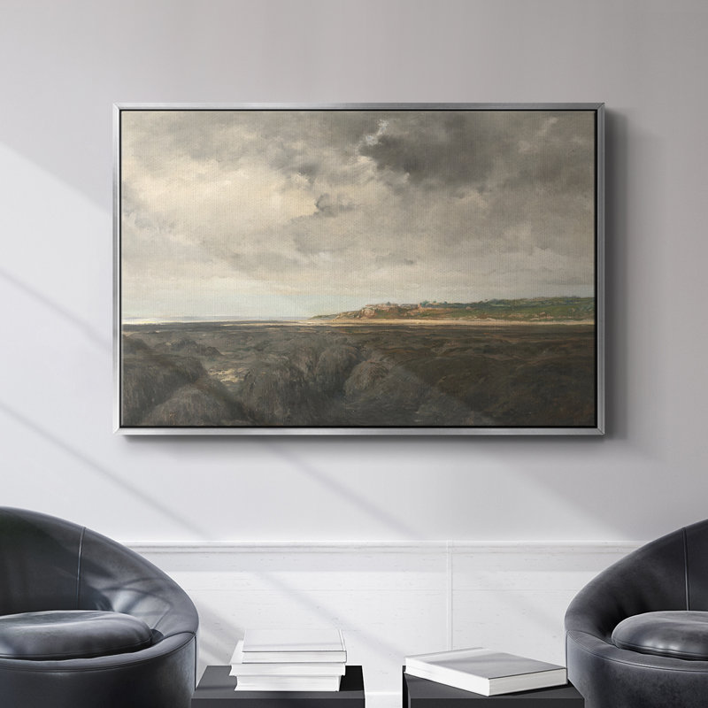 Paysage rétro - DCCDXII, H 25 po x l 37 po x P 1,5 po, Toile tendue