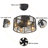 18-Inch Ceiling Fan Light E26 Bulb Base Bulbs Not Included, with Remote Control