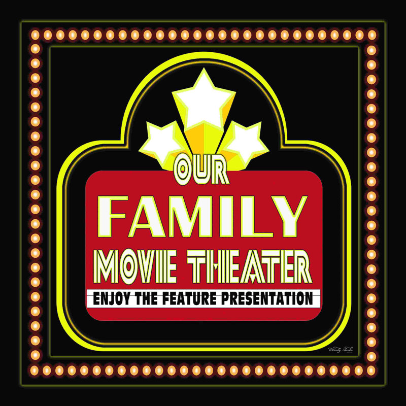 2884259 Cinéma familial, H 36 po x l 36 po