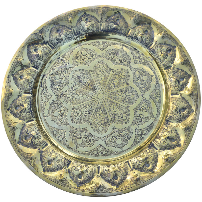 Solid Brass Decorative Tray