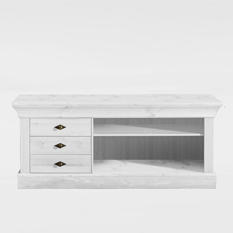 Hojanovice Unfinished TV Stand for TVs up to 60", White