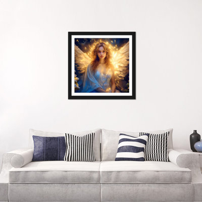 Advent Angel - Wall Art Print - Framed Fine Art Paper